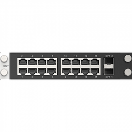 H16 RJ45 2 fiber Out